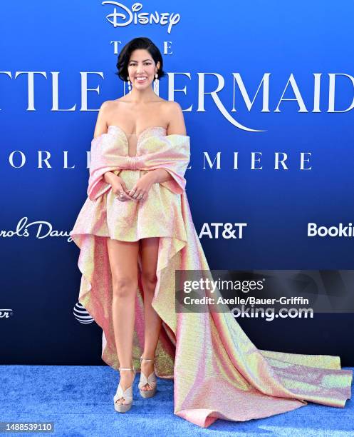 Stephanie Beatriz attends the World Premiere of Disney's "The Little Mermaid" on May 08, 2023 in Hollywood, California.