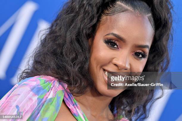 Kelly Rowland attends the World Premiere of Disney's "The Little Mermaid" on May 08, 2023 in Hollywood, California.