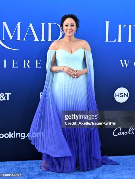Tamera Mowry attends the World Premiere of Disney's "The Little Mermaid" on May 08, 2023 in Hollywood, California.