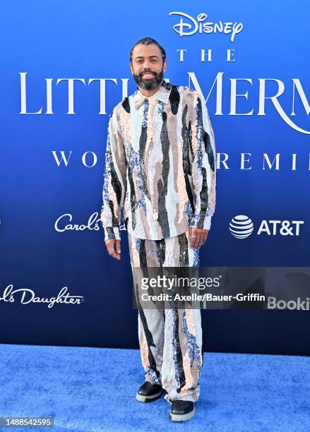 Daveed Diggs attends the World Premiere of Disney's "The Little Mermaid" on May 08, 2023 in Hollywood, California.