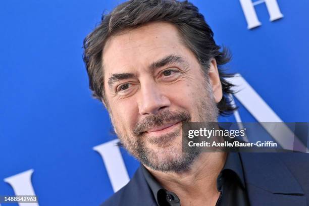 Javier Bardem attends the World Premiere of Disney's "The Little Mermaid" on May 08, 2023 in Hollywood, California.