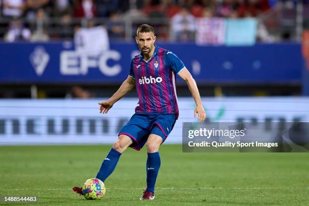 Frederico Venancio of SD Eibar in action during the LaLiga Smartbank match between SD Eibar and UD Las Palmas at Estadio Municipal de Ipurua on May...