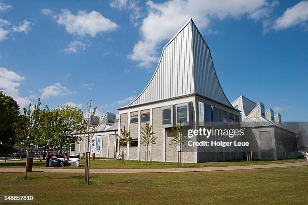 utzon center (to commemorate the works of aalborg-born architect joern utzon). - aalborg denmark stock pictures, royalty-free photos & images
