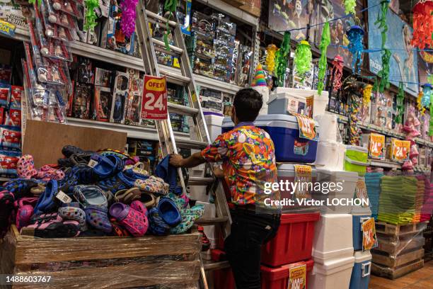 Rayon dans un supermarché le 1er avril 2023 à Antigua au Guatémala.