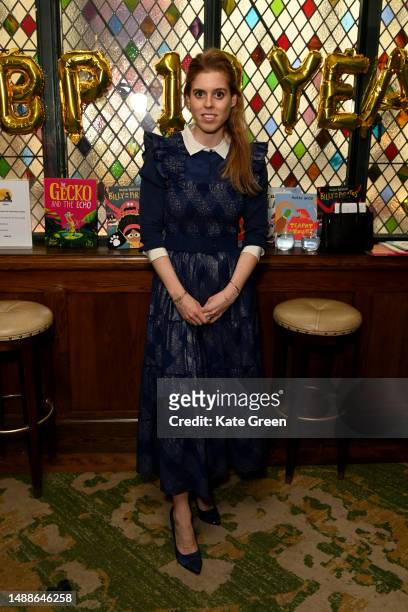 Princess Beatrice during the Oscar's Book Prize Winner Announcement at The Ivy on May 09, 2023 in London, England.
