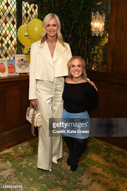 Nadiya Bychkova and Ellie Simmonds during the Oscar's Book Prize Winner Announcement at The Ivy on May 09, 2023 in London, England.