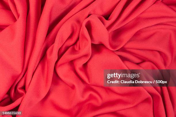 full frame shot of red fabric,romania - viscose texture stock pictures, royalty-free photos & images