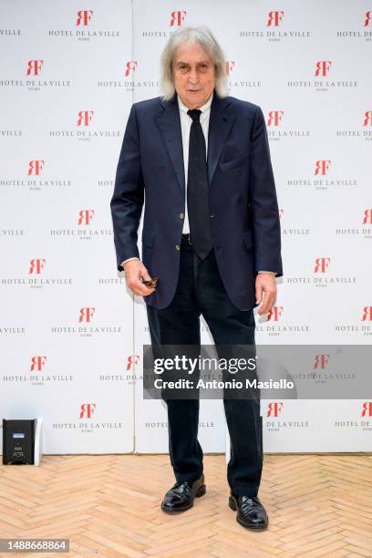 Enrico Vanzina attends the 68th David Di Donatello nominees cocktail at Hotel De La Ville on May 09, 2023 in Rome, Italy.