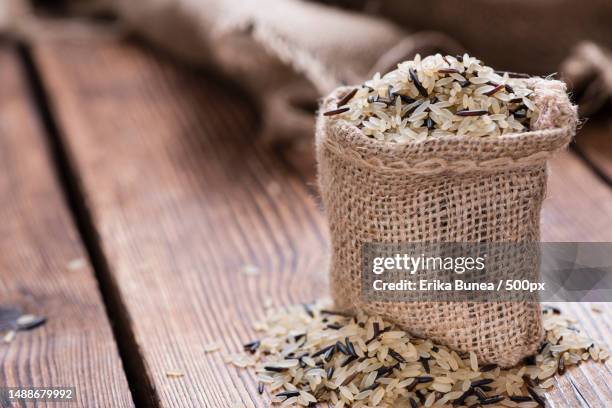 Mini Rustic Bag Rice 2,894 Sack Of Rice Stock Photos, High-Res Pictures, and Images - Getty ...