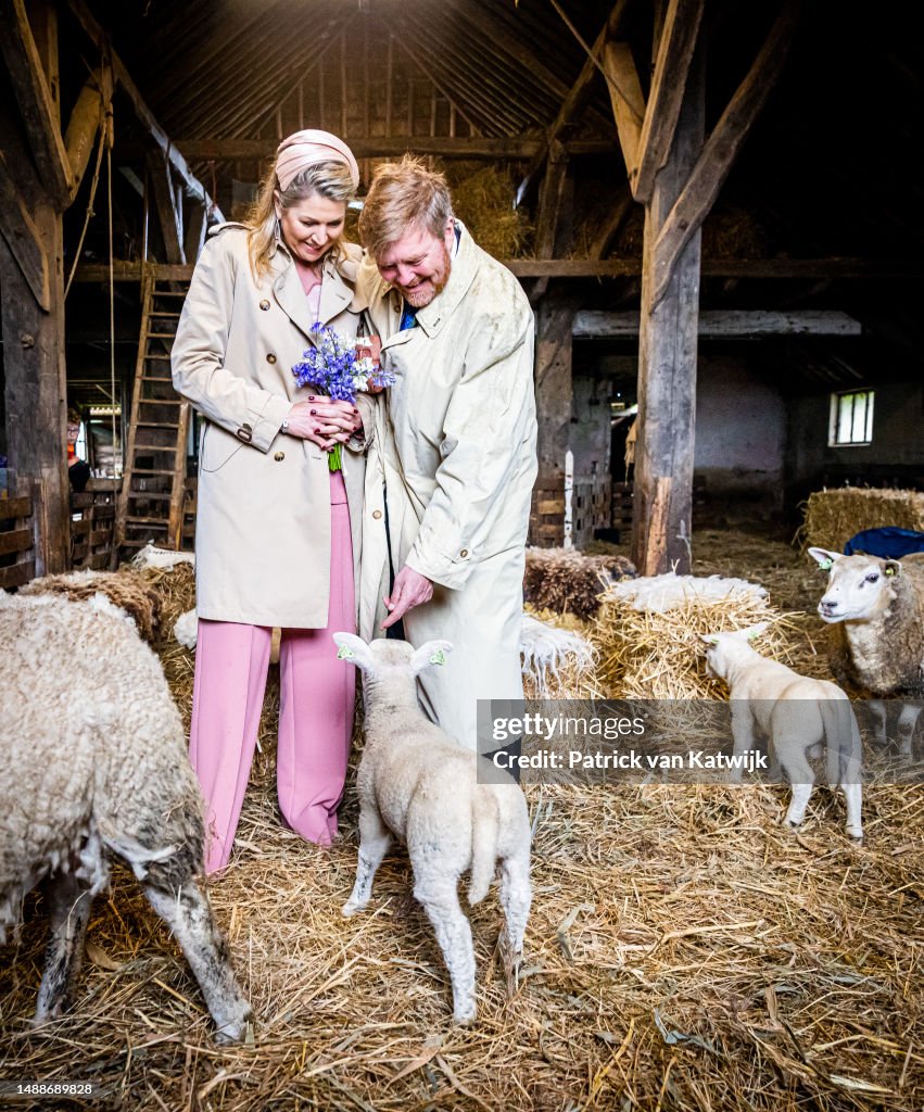 King Willem-Alexander Of The Netherlands And Queen Maxima Visit The Wadden Islands : Day One