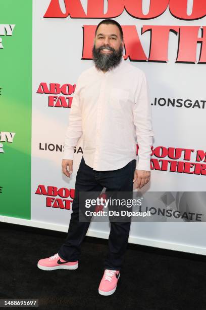 Andrew Miano attends the "About My Father" premiere at SVA Theater on May 09, 2023 in New York City.