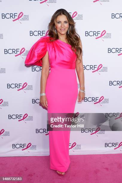 Elizabeth Hurley attends the 2023 Hot Pink Party for Breast Cancer Research Foundation at The Glasshouse on May 09, 2023 in New York City.