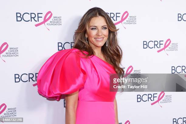 Elizabeth Hurley attends the 2023 Hot Pink Party for Breast Cancer Research Foundation at The Glasshouse on May 09, 2023 in New York City.