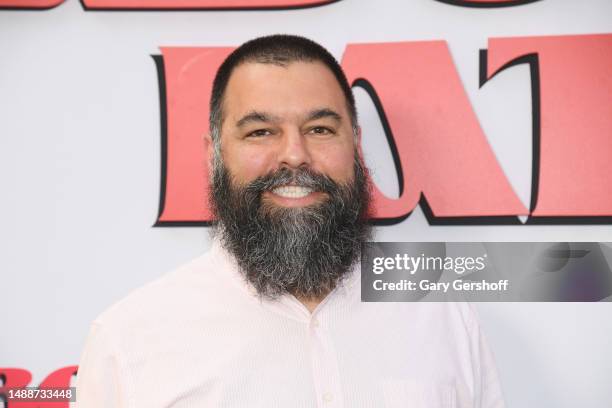 Andrew Miano attends the "About My Father" New York premiere at SVA Theater on May 09, 2023 in New York City.