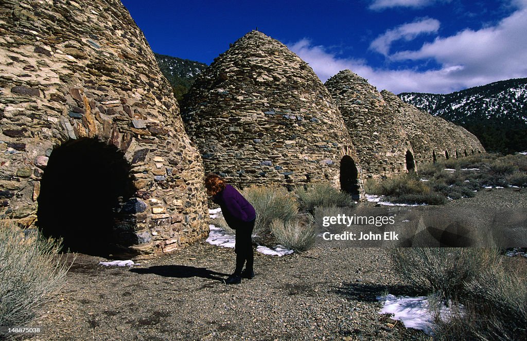 Wildrose Canyon Charcoal kilns, 1875.