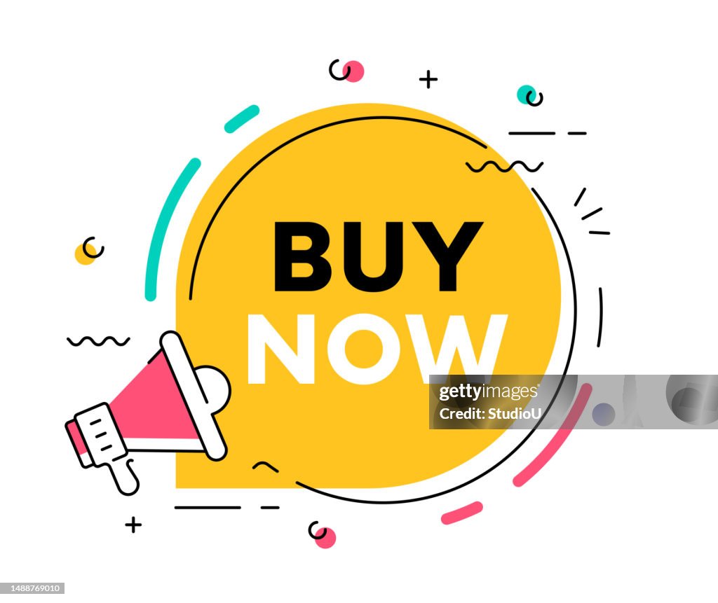 Buynow Slideshow Buy Now Web Banner On White Background High-Res Vector Graphic - Getty ...