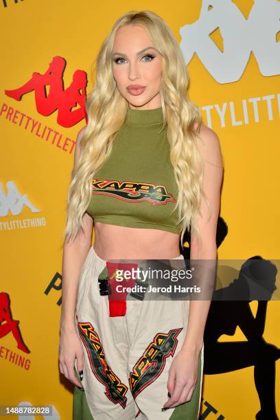 Christine Quinn attends PRETTYLITTLETHING X KAPPA Launch Party at Sunset Room Hollywood on May 09, 2023 in Los Angeles, California.