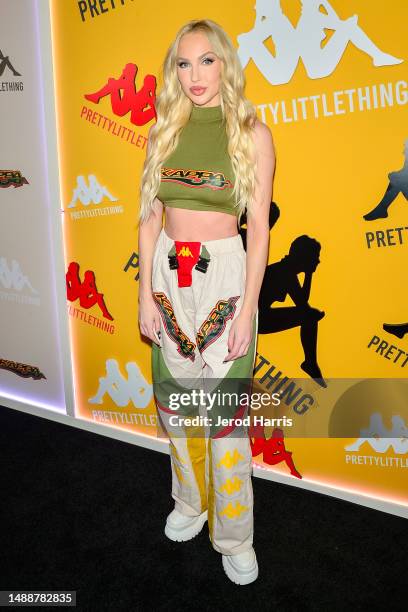 Christine Quinn attends PRETTYLITTLETHING X KAPPA Launch Party at Sunset Room Hollywood on May 09, 2023 in Los Angeles, California.