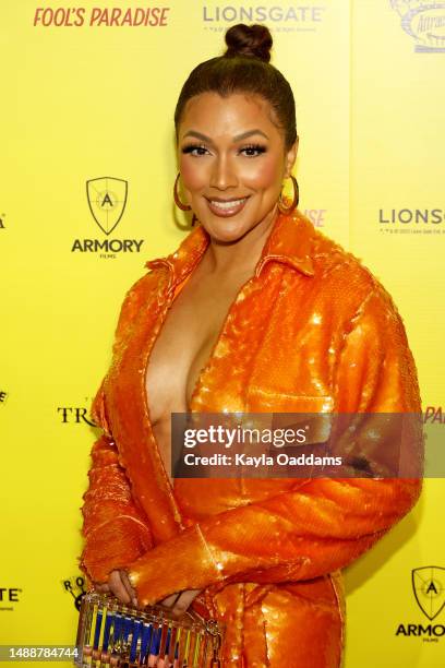 Shantel Jackson attends the Los Angeles red carpet premiere of Roadside Attractions & Lionsgate's "Fool's Paradise", A Charlie Day Film at TCL...