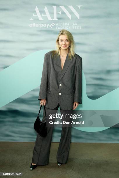 Lucinda Taffs attends the Afterpay Thread Together Partnership Launch Event at Icebergs on May 10, 2023 in Sydney, Australia.