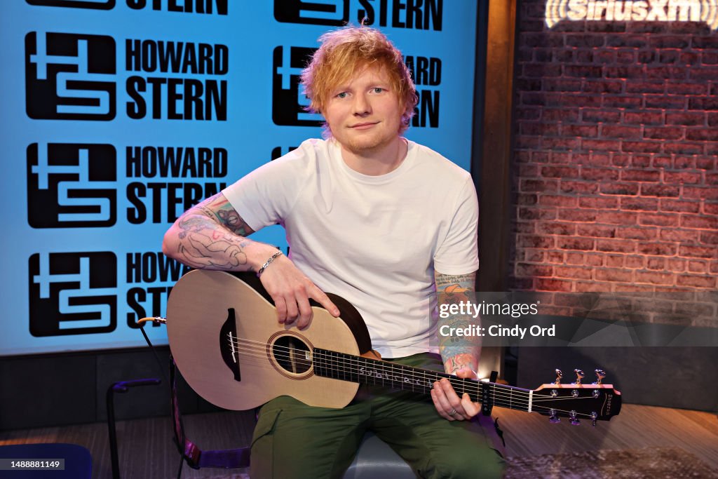 Ed Sheeran Visits SiriusXM's 'The Howard Stern Show'