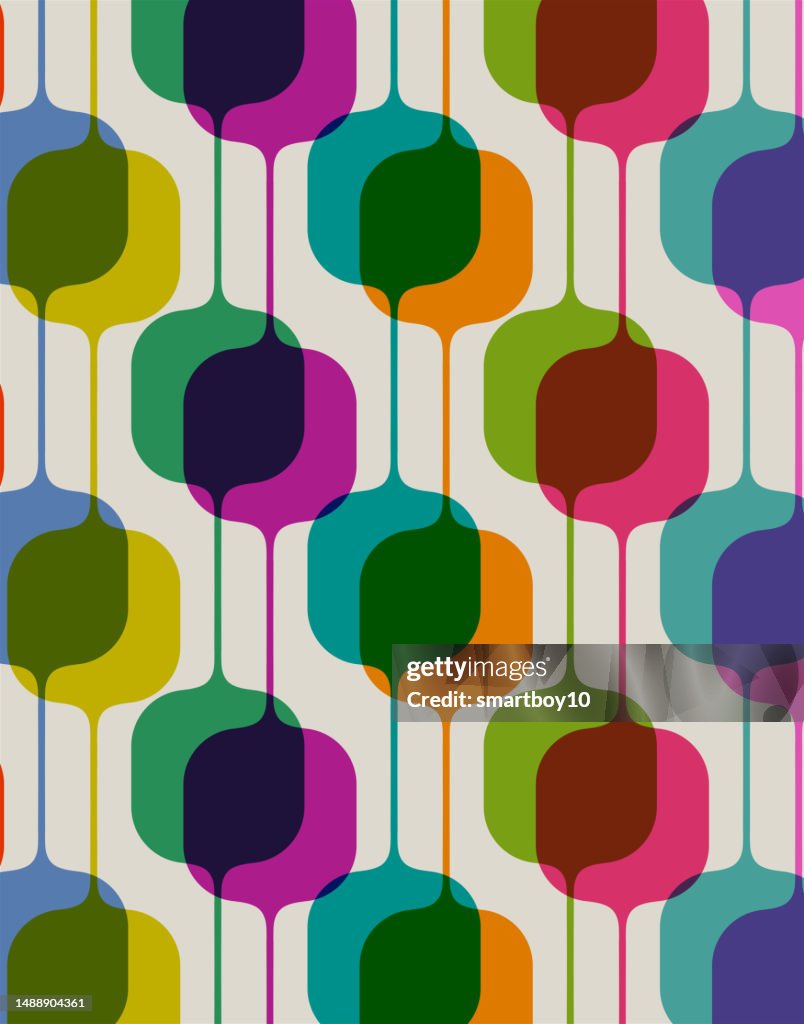 Retro Styled Patterns High-Res Vector Graphic - Getty Images
