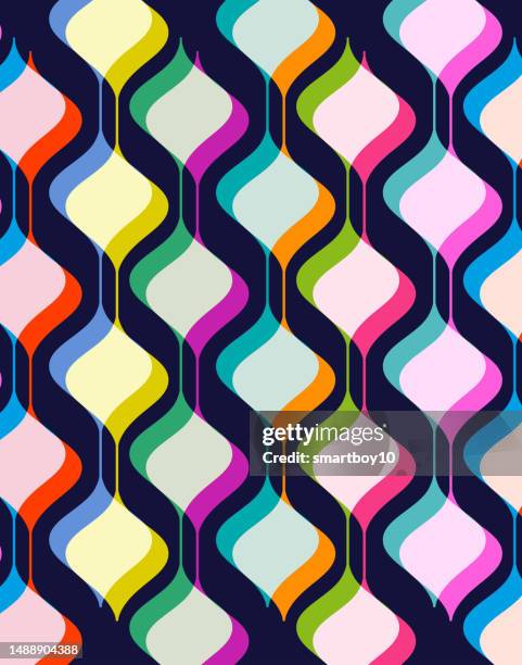 Retro Styled Patterns High-Res Vector Graphic - Getty Images