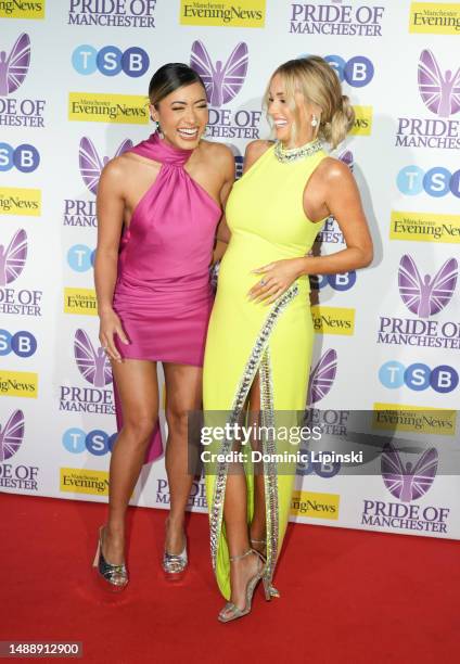 Kaz Crossley and Laura Anderson attend the Pride Of Manchester at Kimpton Clocktower Hotel on May 10, 2023 in Manchester, England.