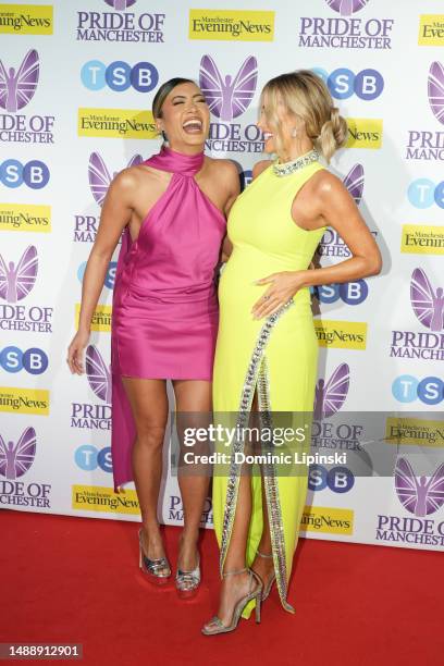 Kaz Crossley and Laura Anderson attend the Pride Of Manchester at Kimpton Clocktower Hotel on May 10, 2023 in Manchester, England.