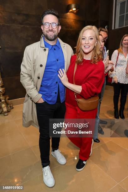 Ben Richardson and Sarah-Jane Mee arrive at the launch of 'Ready Set StartUP' at The May Fair Hotel on May 10, 2023 in London, England.