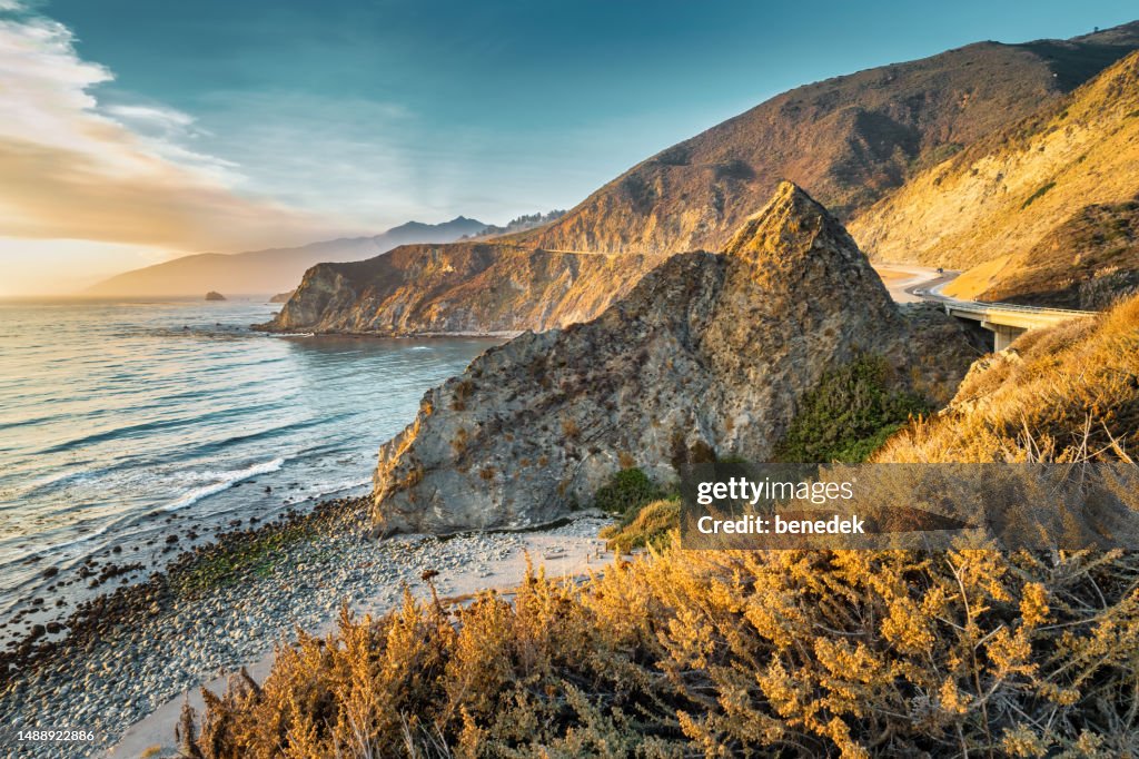 Big Sur Beach Highway California USA