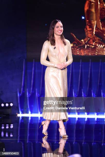 Matilde Gioli attends the 68th David Di Donatello show on May 10, 2023 in Rome, Italy.