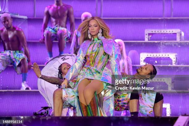 Beyoncé performs onstage during the opening night of the “RENAISSANCE WORLD TOUR” at Friends Arena on May 10, 2023 in Stockholm, Sweden.