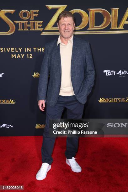 Sean Bean attends the Los Angeles premiere of Sony Pictures' "Knights of the Zodiac" at the Academy Museum of Motion Pictures on May 10, 2023 in Los...