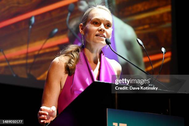 Anne Fitzgibbon speaks onstage during The Harmony Program 15th Annual Gala at Sony Hall on May 10, 2023 in New York City.