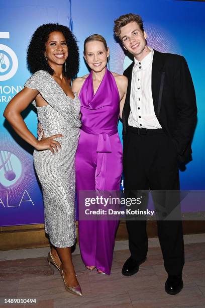 Adriana Diaz, Anne Fitzgibbon and Ben Jackson Walker attend The Harmony Program 15th Annual Gala at Sony Hall on May 10, 2023 in New York City.