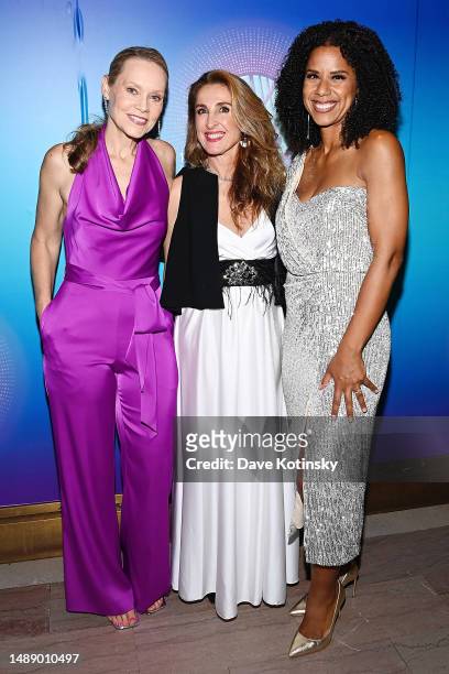 Anne Fitzgibbon, Dani Bedoni and Adriana Diaz attend The Harmony Program 15th Annual Gala at Sony Hall on May 10, 2023 in New York City.