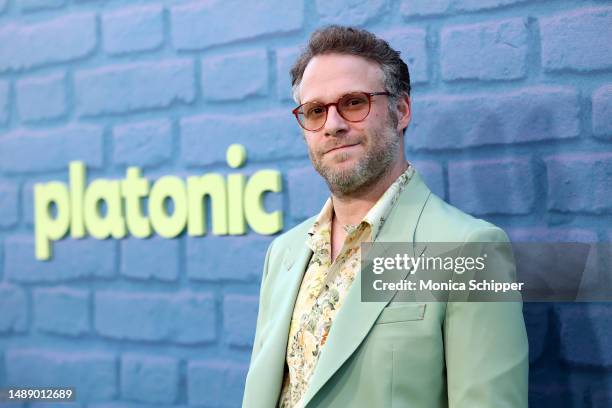 Seth Rogen attends the Los Angeles premiere of Apple TV+ Original Series "Platonic" at Regal LA Live on May 10, 2023 in Los Angeles, California.