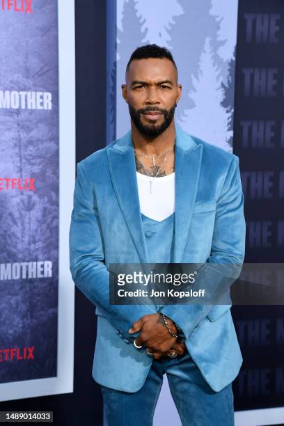 Omari Hardwick attends the Los Angeles premiere of Netflix's "The Mother" at Westwood Regency Village Theater on May 10, 2023 in Los Angeles,...