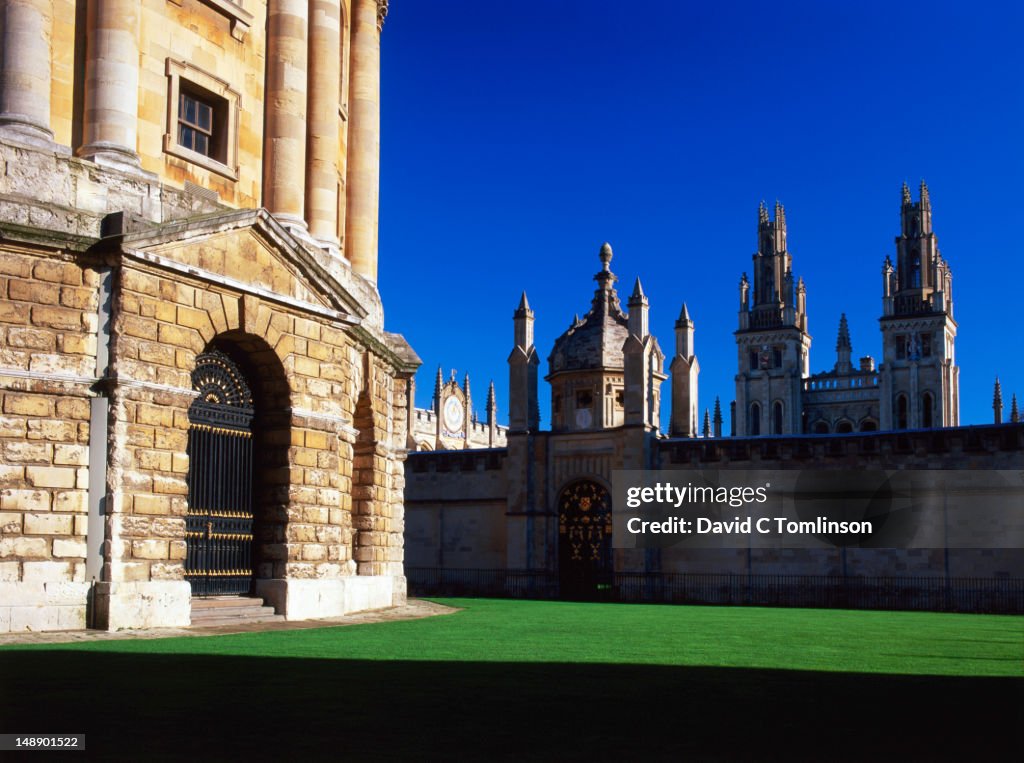 All Souls' College and part of Radcliffe Camera.