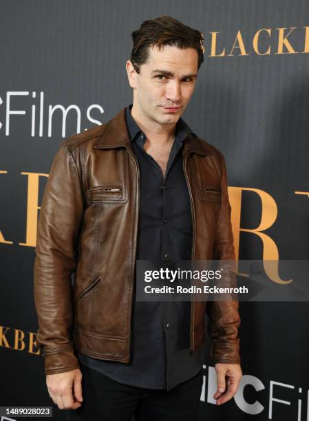 Sam Witwer attends the Los Angeles premiere of "Blackberry" at The London West Hollywood at Beverly Hills on May 10, 2023 in West Hollywood,...