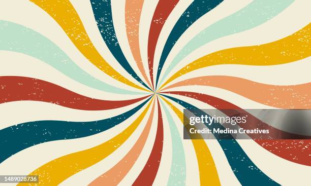 klassischer vintage-retro-strahlenhintergrund - zirkus stock-grafiken, -clipart, -cartoons und -symbole