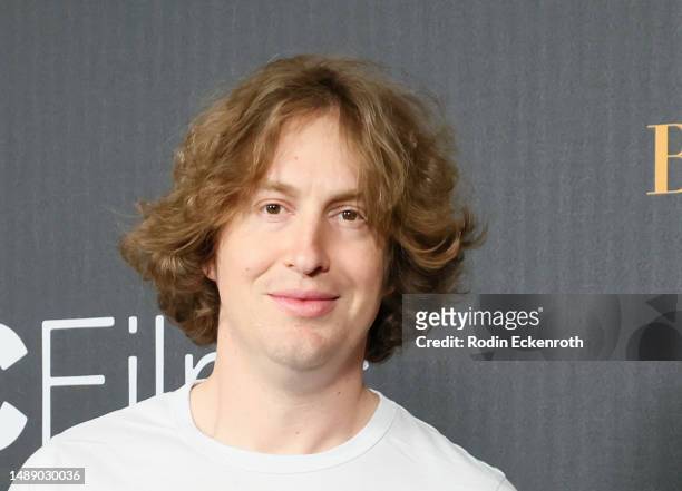 Matt Johnson attends the Los Angeles premiere of "Blackberry" at The London West Hollywood at Beverly Hills on May 10, 2023 in West Hollywood,...