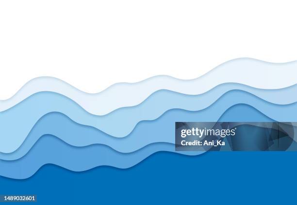 abstract background with waves - undersea stock illustrations