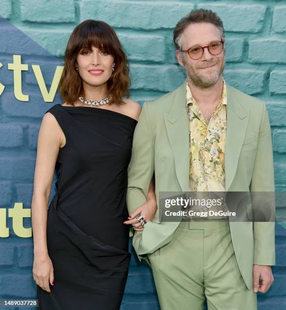 Rose Byrne and Seth Rogen attend the Los Angeles Premiere Of Apple TV+ Original Series "Platonic" at Regal LA Live on May 10, 2023 in Los Angeles,...