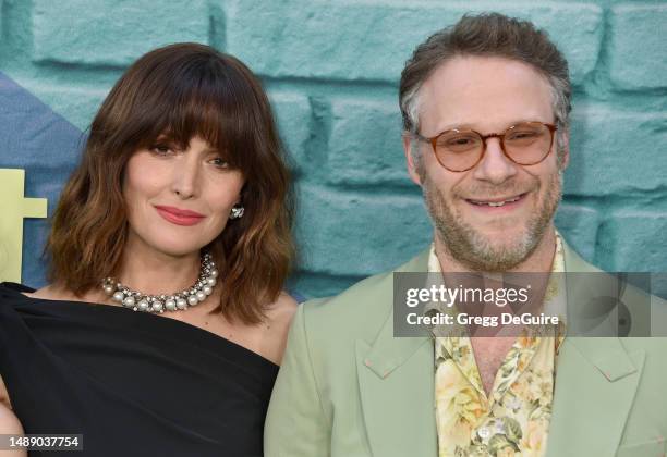 Rose Byrne and Seth Rogen attend the Los Angeles Premiere Of Apple TV+ Original Series "Platonic" at Regal LA Live on May 10, 2023 in Los Angeles,...