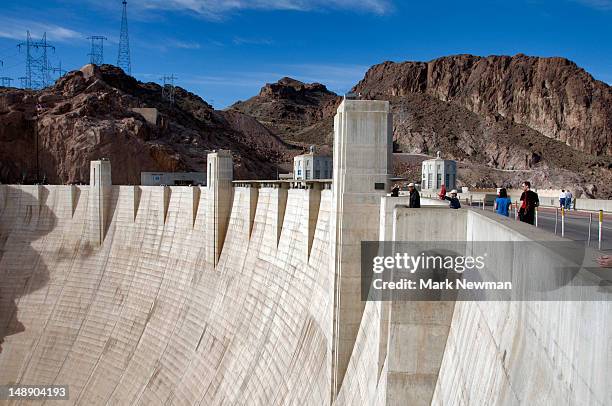 hoover dam. - lake mead national recreation area stock pictures, royalty-free photos & images