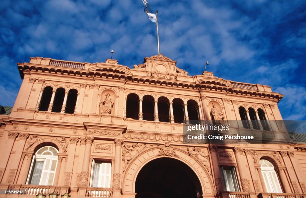 Casa Rosada presidential palace.