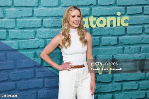 Greer Grammer attends the Los Angeles premiere of Apple TV+ original series "Platonic" at Regal LA Live on May 10, 2023 in Los Angeles, California.