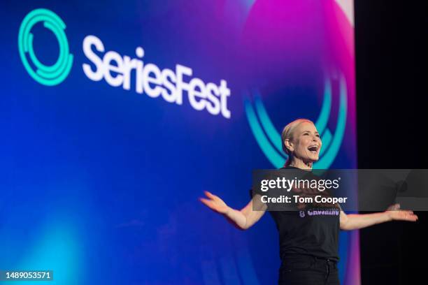 Chelsea Handler performs at SeriesFest: Season 9 closing night at Red Rocks Amphitheatre on May 10, 2023 in Morrison, Colorado.